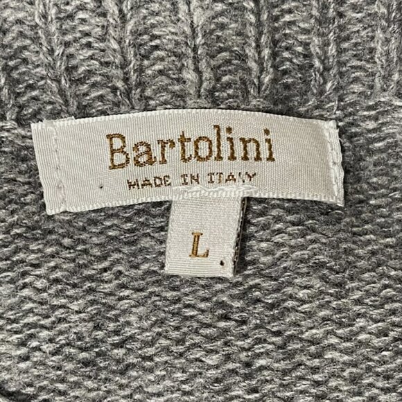 Brand New Women's Bartolini Wool Cashmere Blend 2-Tone Mock Neck Sweater - Picture 9 of 11